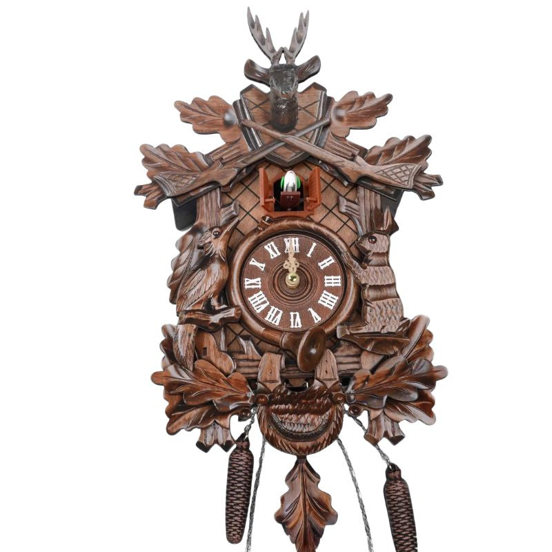 Horloge Coucou En Bois Style Forêt