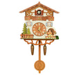 Horloge Coucou Murale En Bois Style Chalet Avec Pendule