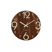Horloge En Bois Décorative Avec Affichage Luminescent