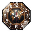 Horloge Monde Décorative Avec Design Octogonal, Horloge Monde 