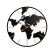 Horloge Monde Décorative En Style Contemporain, Horloge Monde 
