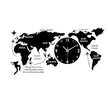 Horloge Murale Avec Carte Du Monde 3D, Horloge Murale 