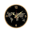 Horloge Murale Avec Design Carte Du Monde, Horloge Murale