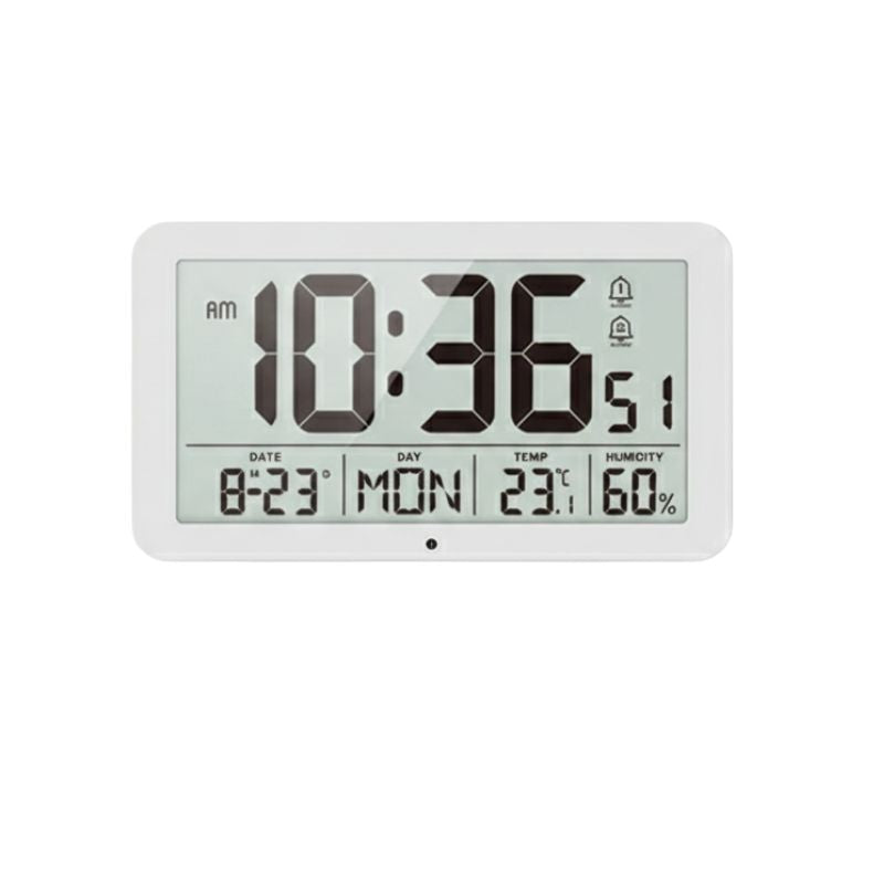 Horloge Numérique Murale LCD, Horloge Numérique 