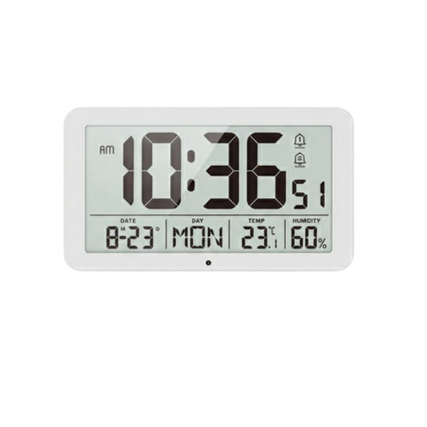 Horloge Numérique Murale LCD, Horloge Numérique 