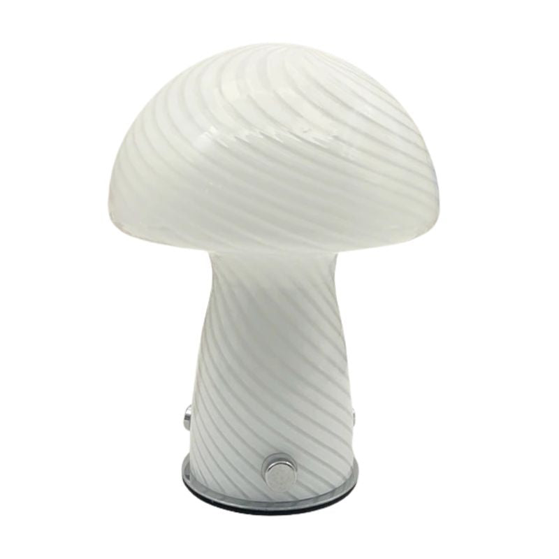 Lampe Champignon Année 70 En Verre Design Vintage