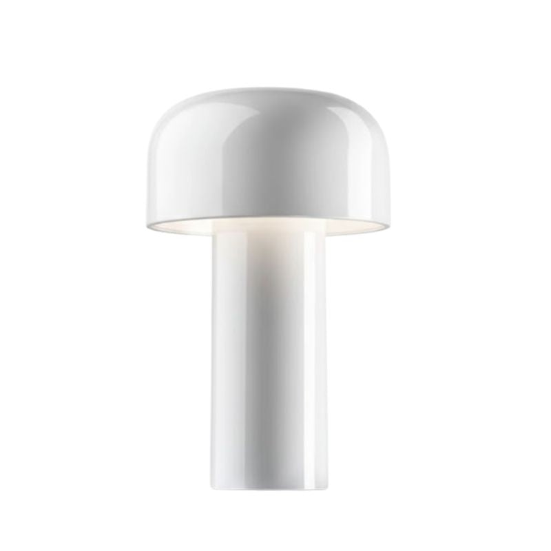 Lampe Champignon Blanc Avec Lumière Douce Et Élégante