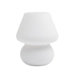 Lampe Champignon Blanc En Verre Moderne Et Élégante