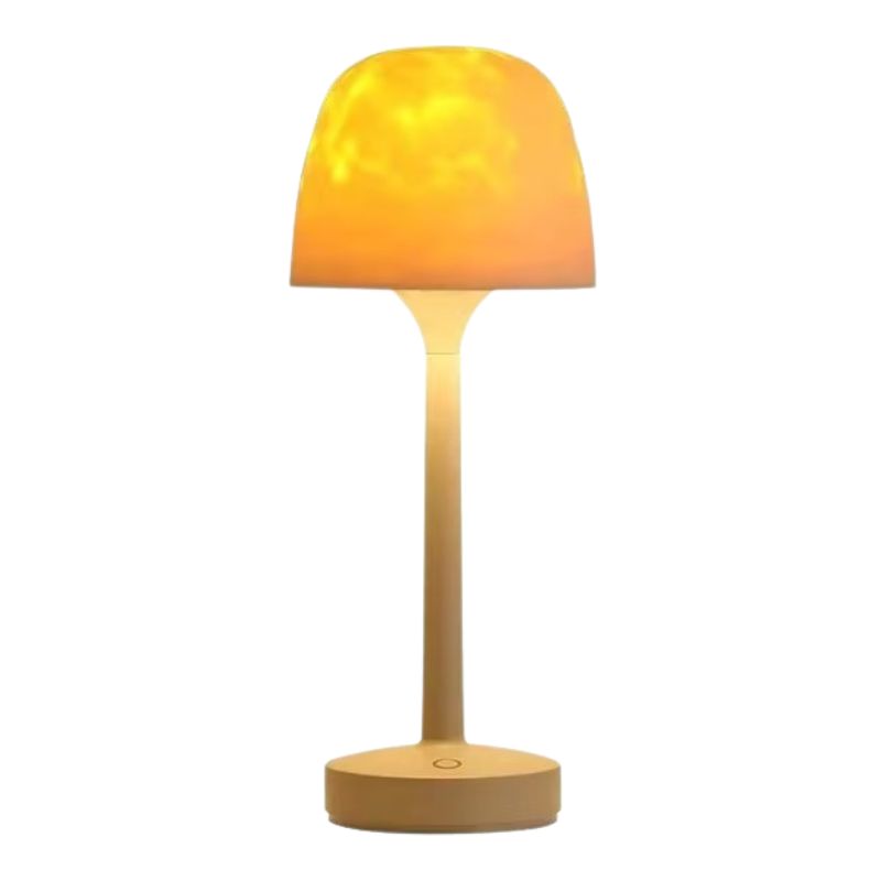 Lampe Champignon Blanc Rechargeable USB Avec Effet D’Onde