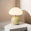 Lampe Champignon En Verre Opalin Design Moderne, Lampe Champignon Blanche