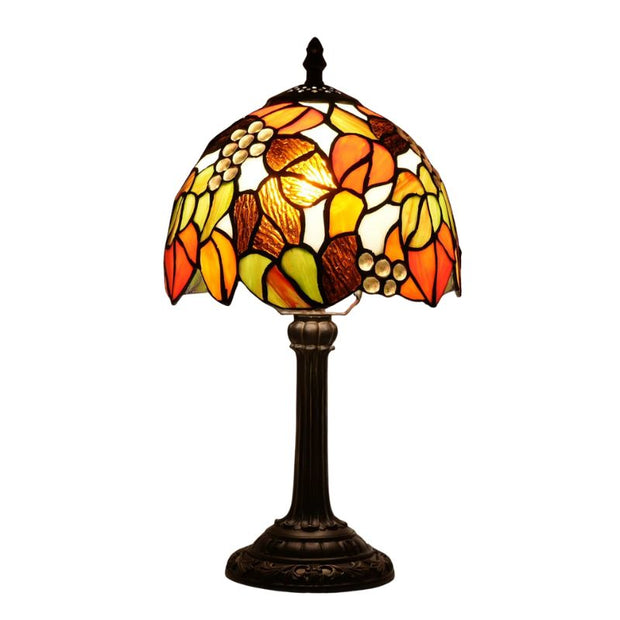 Lampe Champignon Gallé En Verre Coloré