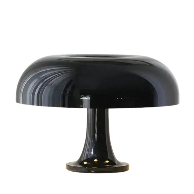 Lampe Champignon Noire Brillant Style Contemporain, Lampe Champignon Noire 