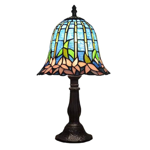 Lampe Champignon Tiffany En Verre Coloré Style Vintage