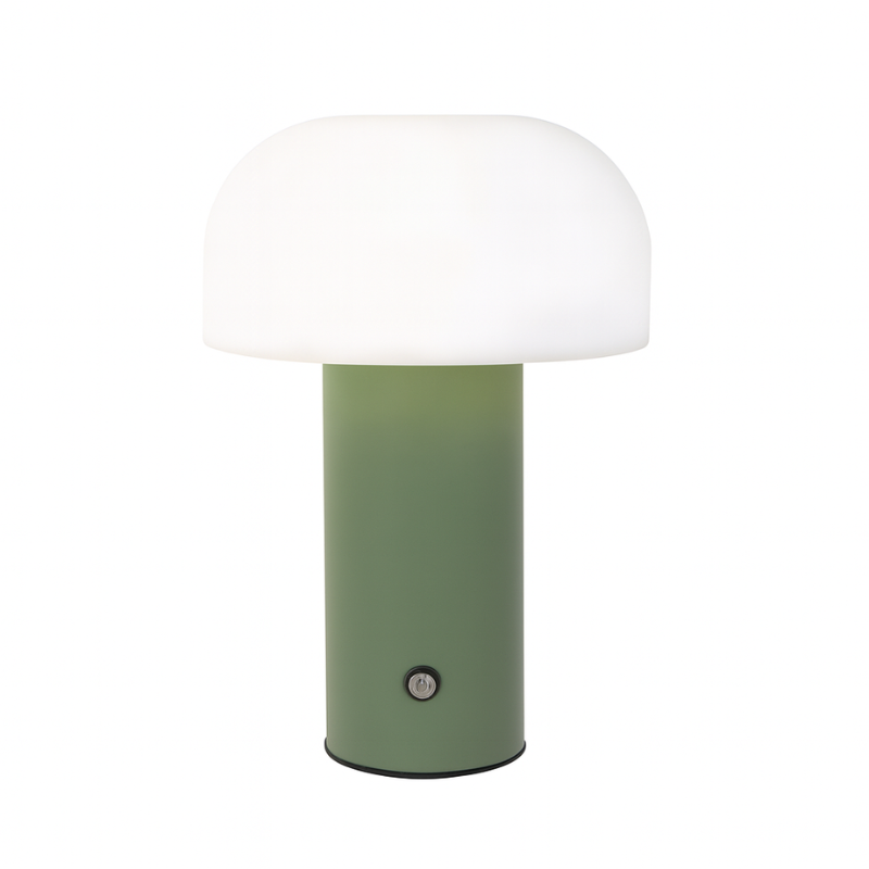 Lampe Champignon Verte Design Minimaliste Et Raffinée