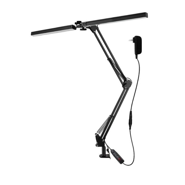 Lampe De Bureau LED Double Éclairage À Pince, Lampe De Bureau LED 