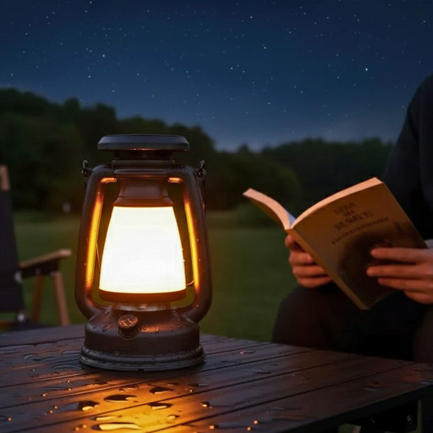 Lanternes Décoratives Style Ancien LED Portables, Lanternes Luminaires 