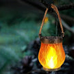 Lanternes Solaires Flamme Dansante LED, Lanternes Luminaires 