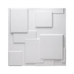 Panneau Mural Acoustique Blanc Absorption Sonore Lot de 12 Pièces, panneau mural acoustique blanc moderne