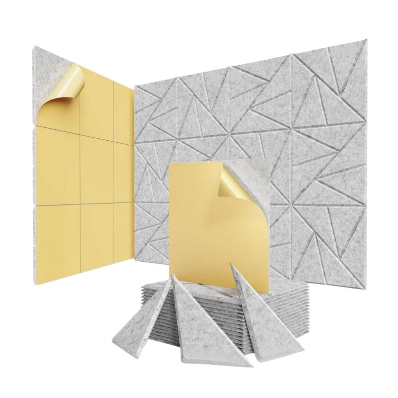 Panneau Mural Acoustique Gris