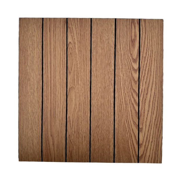 Panneau Mural Bois Avec Design 3D, Panneau Mural Bois Marron