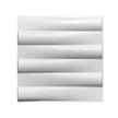 Panneau Mural Décoratif Avec Relief Horizontal 12 Pièces, Panneau Mural Décoratif Blanc