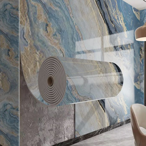 Panneau Mural PVC Design Marbre Artistique Resistant, Panneau Mural PVC