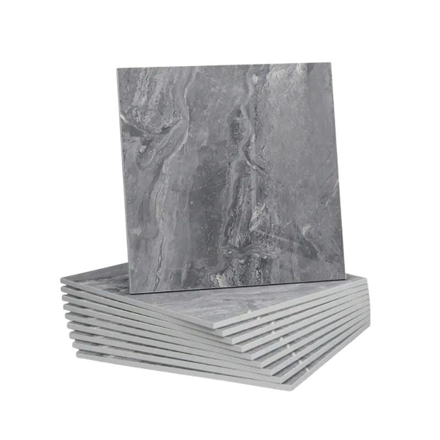 Panneau Mural PVC Effet Marbre Gris, panneau mural pvc moderne