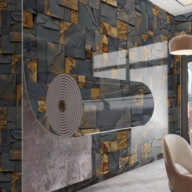 Panneau Mural PVC Effet Pierre Naturelle, Panneau Mural PVC 