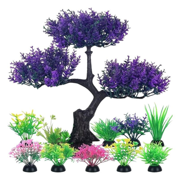Plante Pour Terrarium Artificielle En Lot Avec Arbre Décoratif, Plante Pour Terrarium 