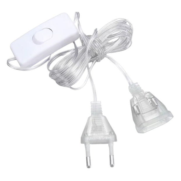 Rallonge Électrique Transparent Avec Interrupteur
