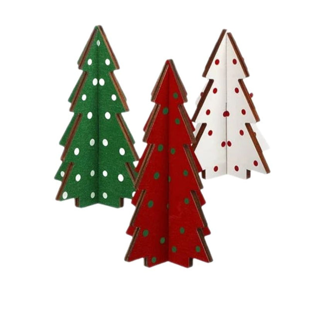 Sapin En Bois Scandinave Avec Design Minimaliste Lot de 3