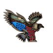 Sculpture En Bois Aigle En Décoration Murale Avec Effet Multicouche, Sculpture En Bois 