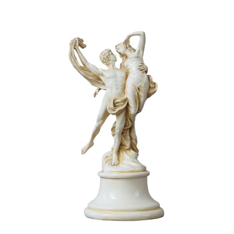 Sculpture Grecque Couple Mythologique En Danse, Sculpture Grecque 