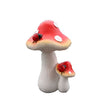 Sculpture Jardin Champignon Décoratif Avec Coccinelles, Sculpture Jardin 