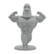 Sculpture Moai Musclé Avec Posture Puissante Décorative
