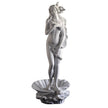 Sculpture Venus Naissante Avec Coquillage Et Posture Élancée