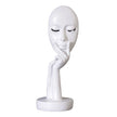 Sculpture Visage Décorative En Design Moderne Élégant