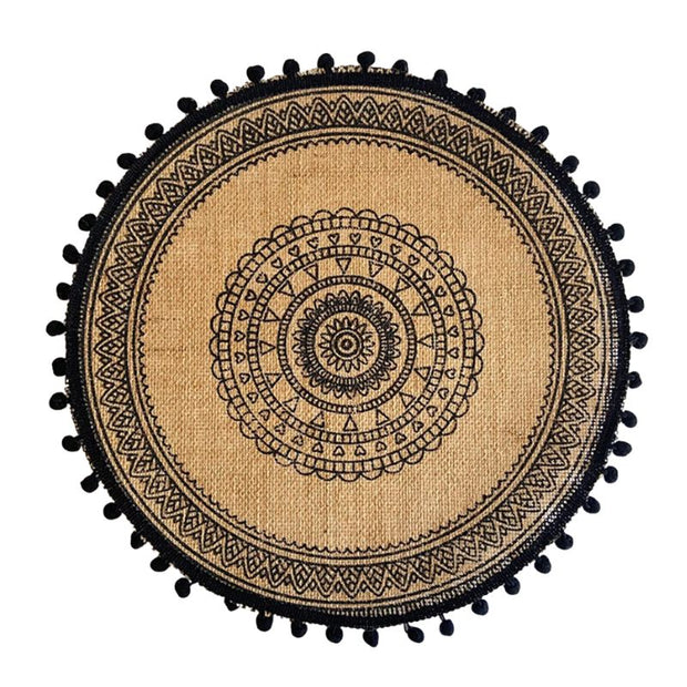 Set De Table En Lin Décoratif Style Bohème