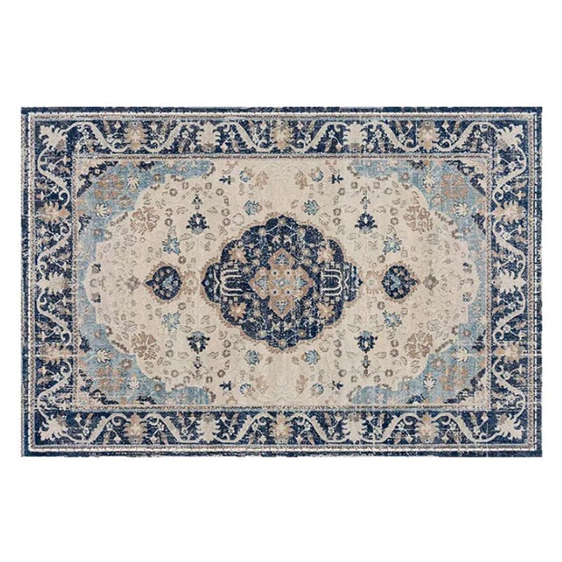 Set De Table En Lin Rétro Bohème Avec Motifs Géométriques Lot de 4