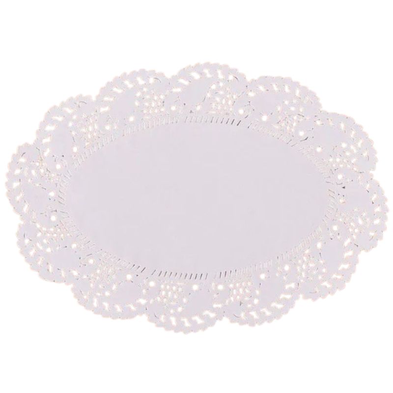 Set De Table En Papier Dentelle Élégant 150 Pièces