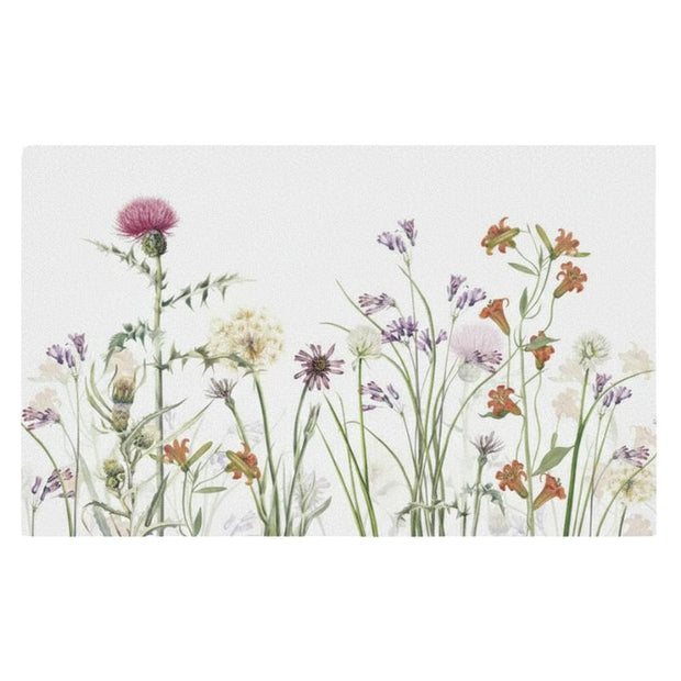 Set De Table Lavable Fleurs Sauvages Champêtres 4 Pièces