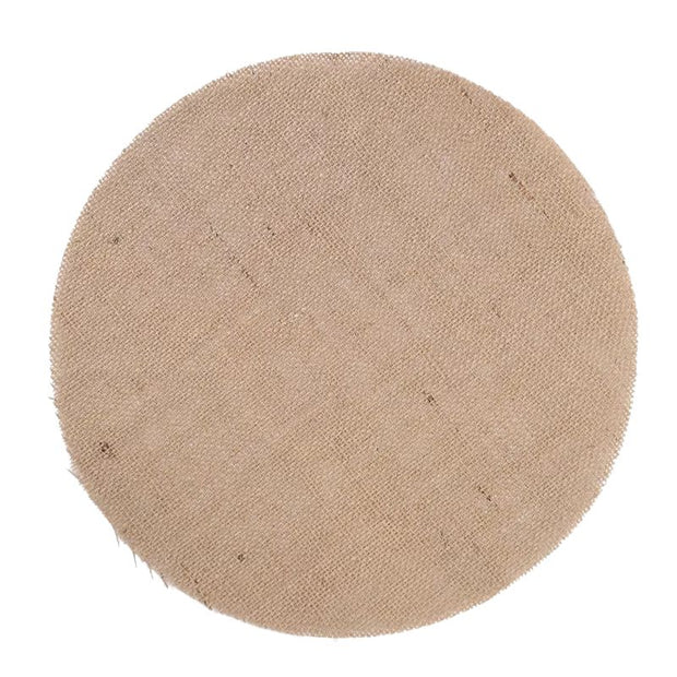 Set De Table Rond En Lin Et Jute Durable Lot de 10 Pièces