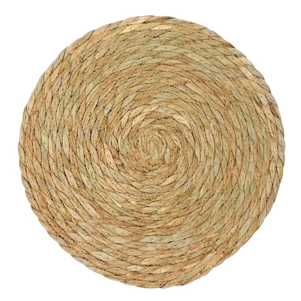 Set De Table Rotin Rond Fait Main Style Bohème Chic