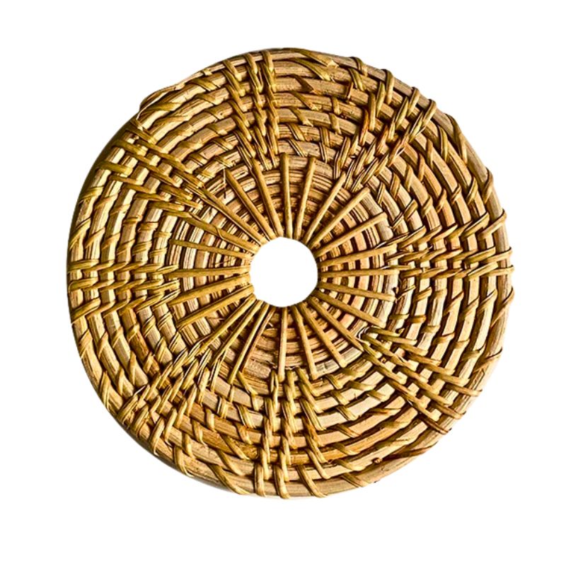 Set De Table Rotin Rond Naturel