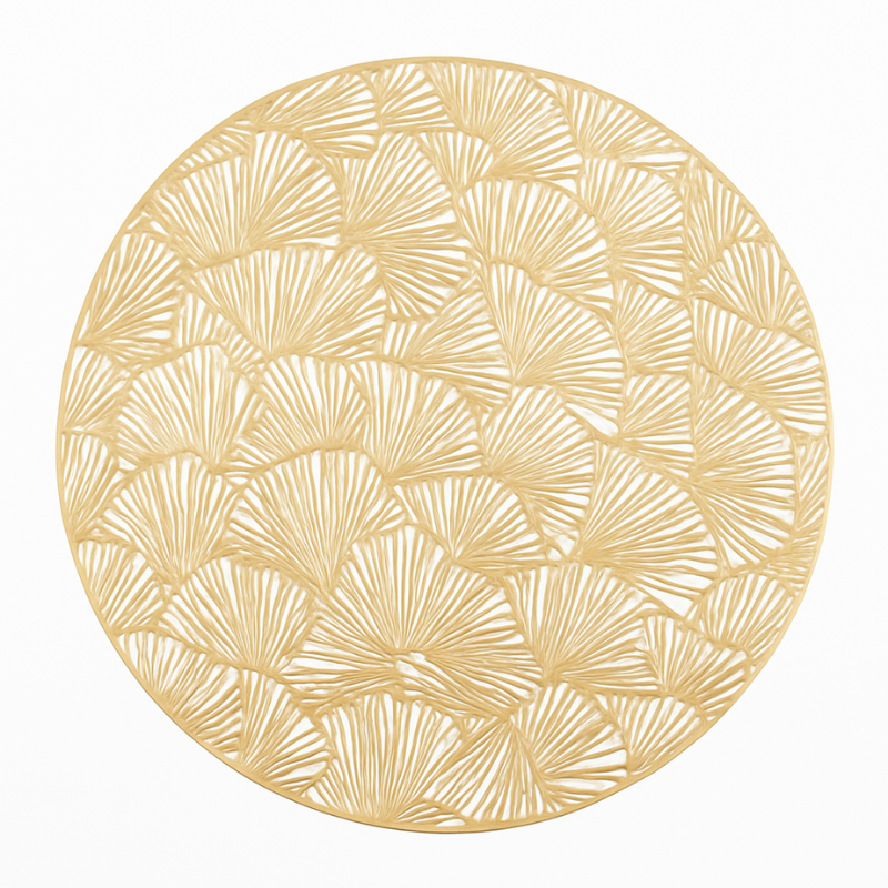 Set De Table Vinyle Feuille Ginkgo Chic Et Moderne