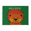 Set De Table en Lin Motif Lion, Set De Table en Lin