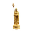 Statuette En Ivoire Moine Bouddhiste en Bois