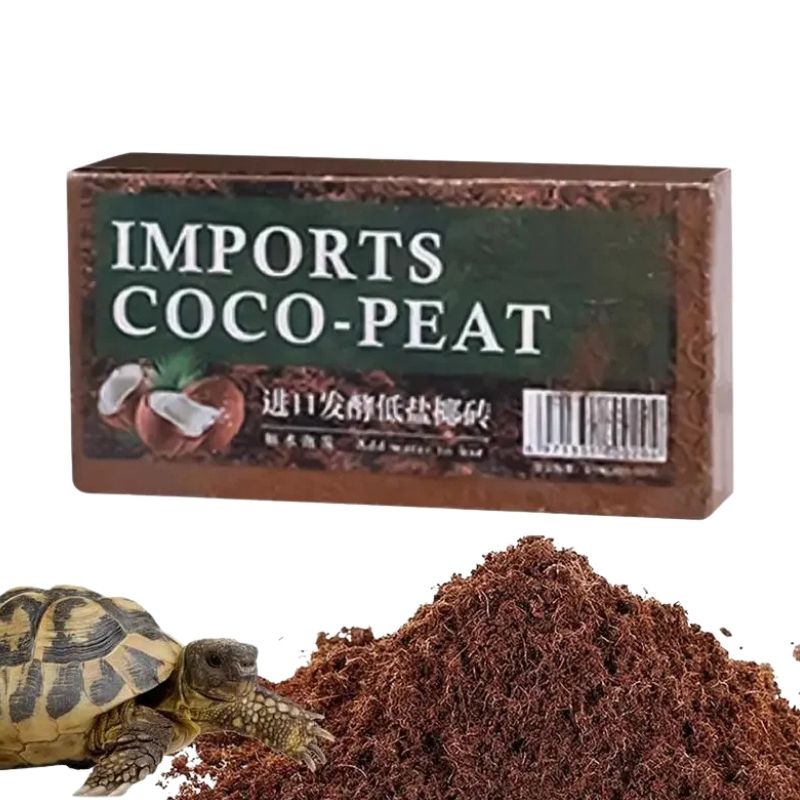 Substrat Terrarium En Fibre De Coco Pour Reptiles, Substrat Terrarium