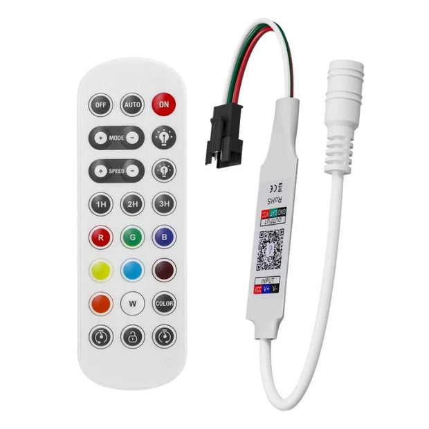 Télécommandes RGB avec Contrôleur Double Connecteur pour Bandes LED