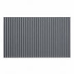 Tapis De Cuisine Silicone, tapis gris antidérapant à surface rainurée